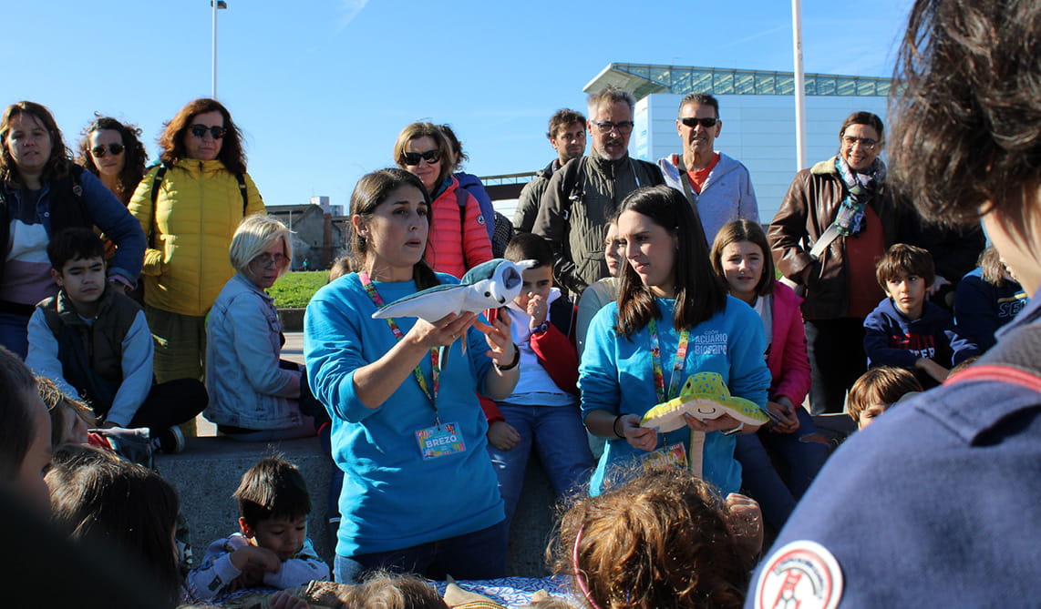 Actividad divulgativa en BIOPARC Acuario de Gijón
